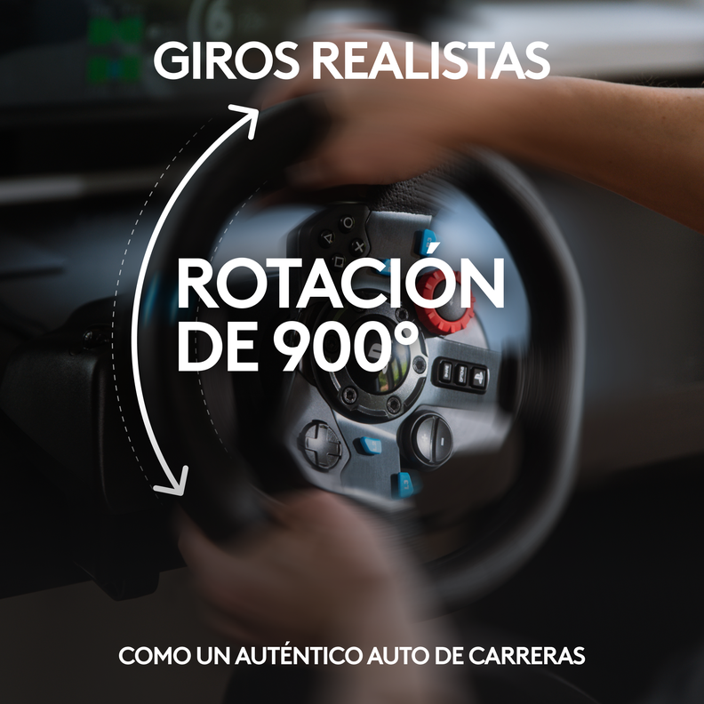 Volante Gamer c/ Pedales Logitech Force racing G29 PS3 PS4.-5