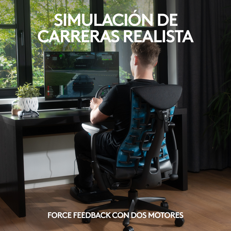 Volante Gamer c/ Pedales Logitech Force racing G29 PS3 PS4.-6