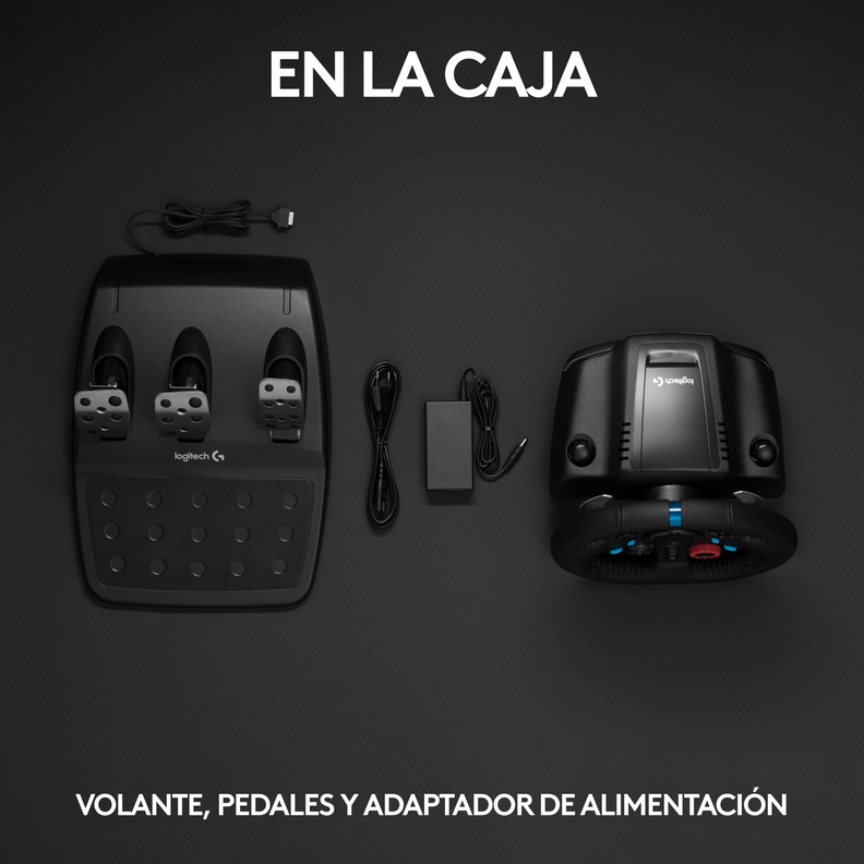 Volante Gamer c/ Pedales Logitech Force racing G29 PS3 PS4.-8