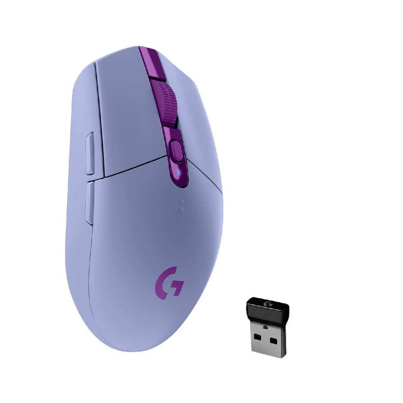Mouse Gamer Logitech Inalambrico G305 Lila 12k dpi Morado