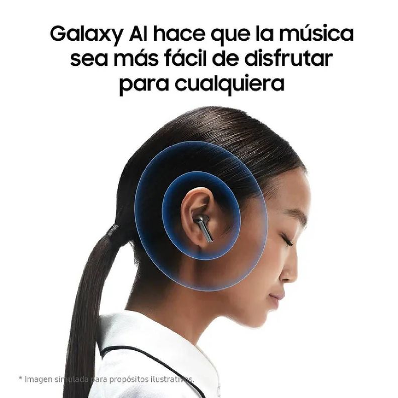 Audifonos Bluetooth Samsung Galaxy Buds 3 Gris-6