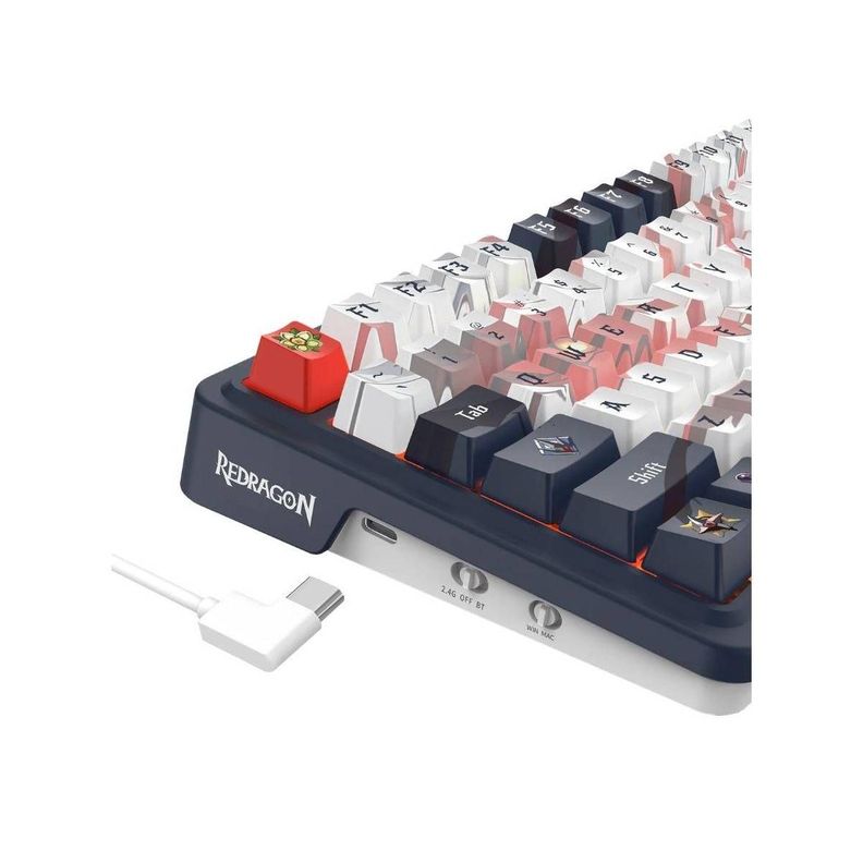 Teclado Redragon Eisa - K686AK-RGB-PRO - Negro y Rojo-2