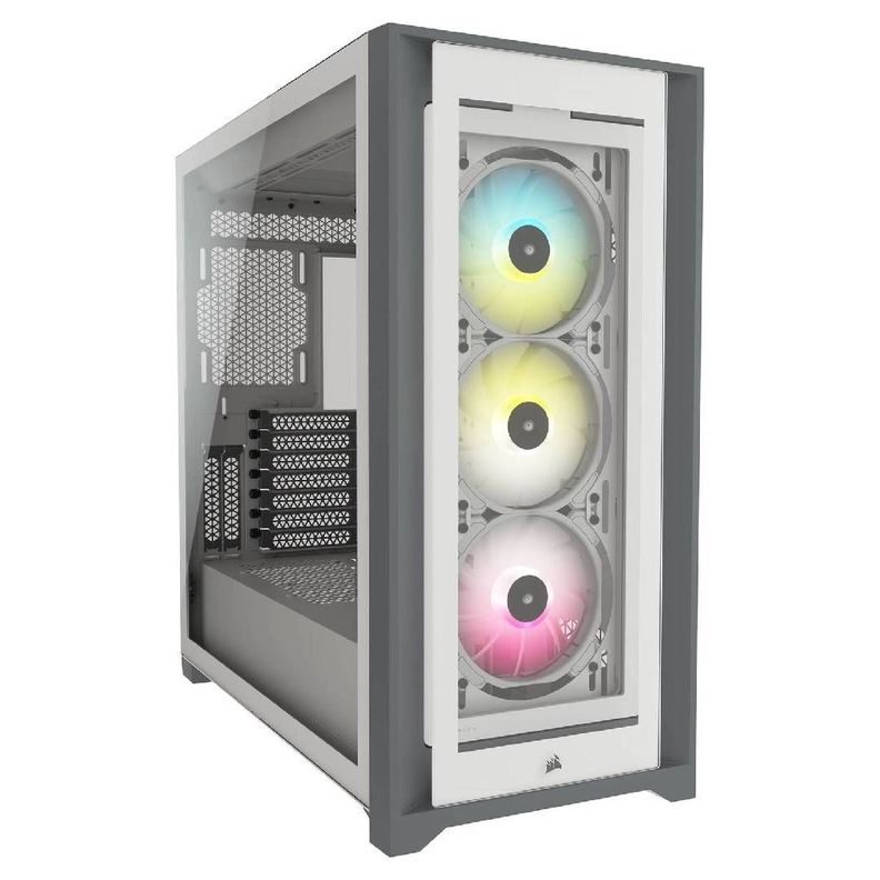 Gabinete Corsair iCUE 5000X RGB Blanco-0
