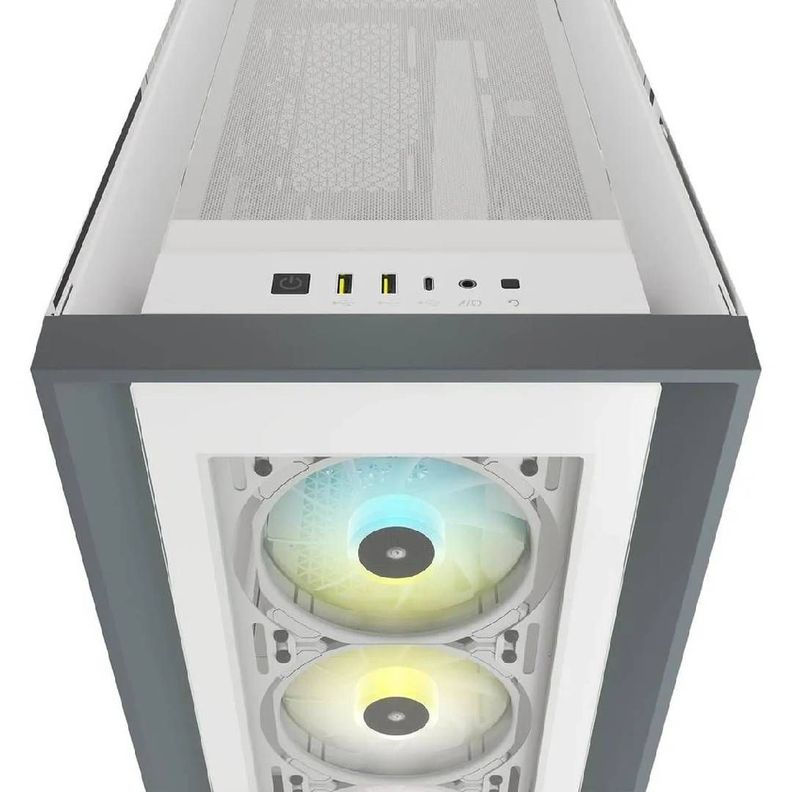 Gabinete Corsair iCUE 5000X RGB Blanco-1