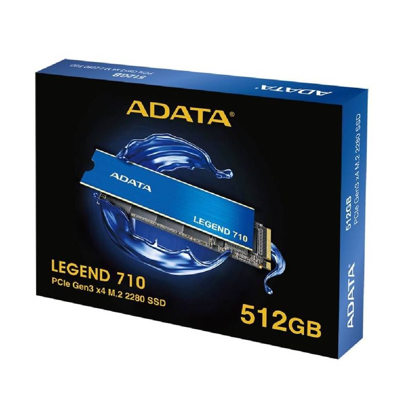 Disco Duro SSD ADATA LEGEND 710 512GB PCIE Gen3 M.2 NVMe-3