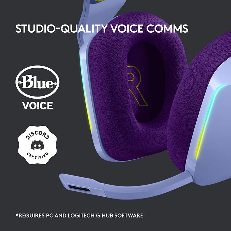 Audífonos Logitech G733 Lightspeed Wireless RGB LILA-4