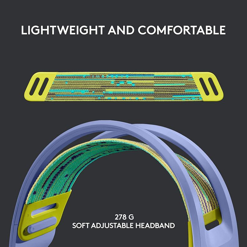 Audífonos Logitech G733 Lightspeed Wireless RGB LILA-6