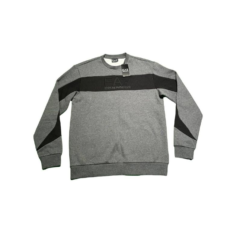 Poleron Negro Emporio Armani Gris talla M-1