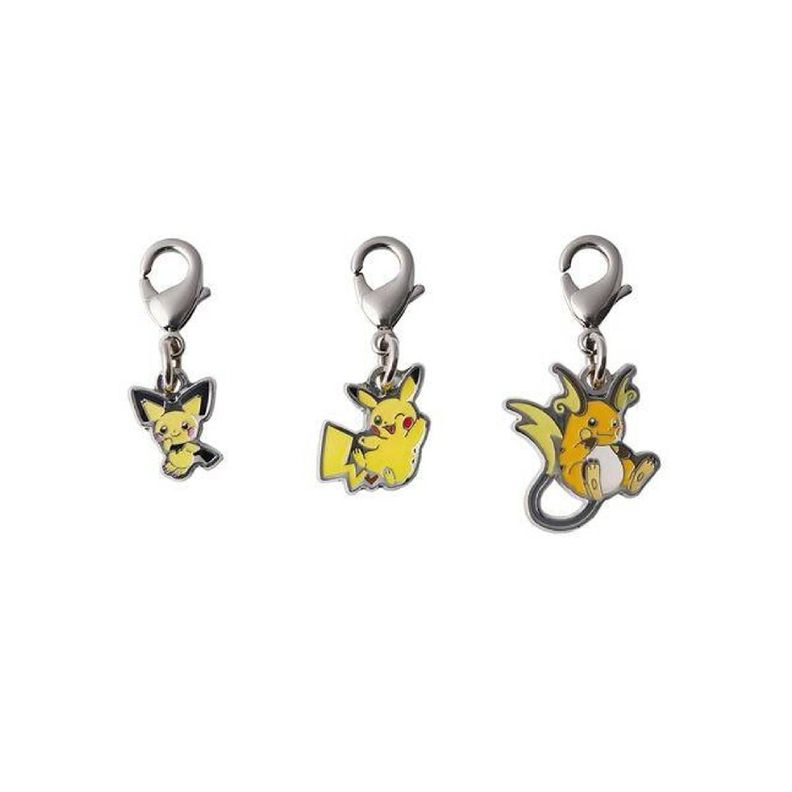 Pack 3 Pines Pikachu Pokemon Negro