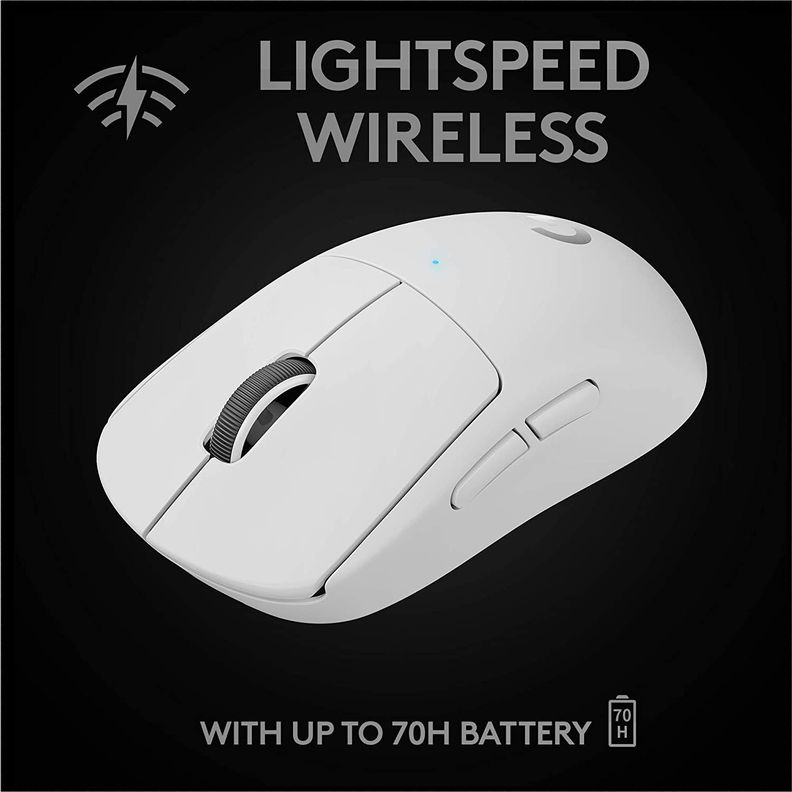 Mouse Gamer Logitech PRO X Superlight Wireless 25k Blanco-4