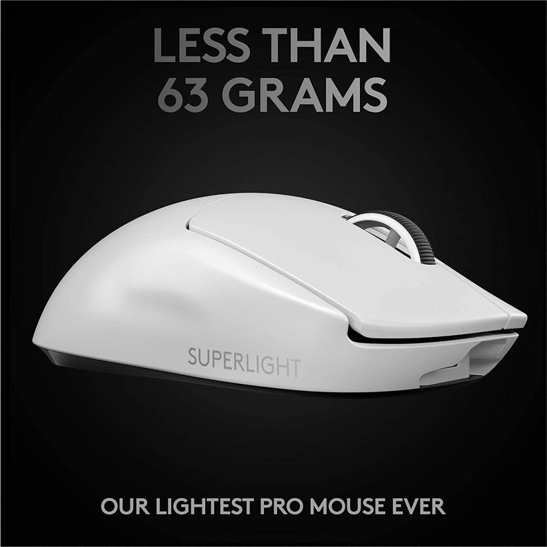 Mouse Gamer Logitech PRO X Superlight Wireless 25k Blanco-6