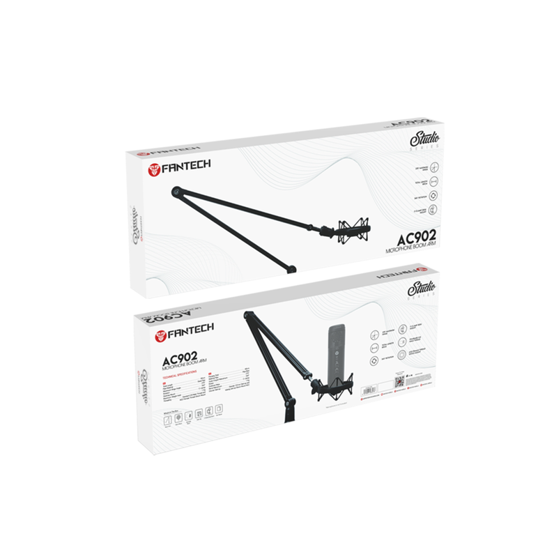 Brazo para Microfono Profesional Fantech AC902s Negro-5