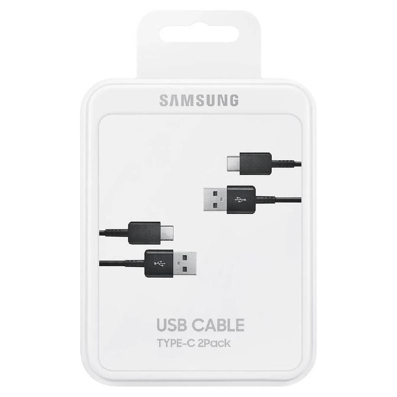 Pack 2 Cables Tipo C Samsung Negro-0