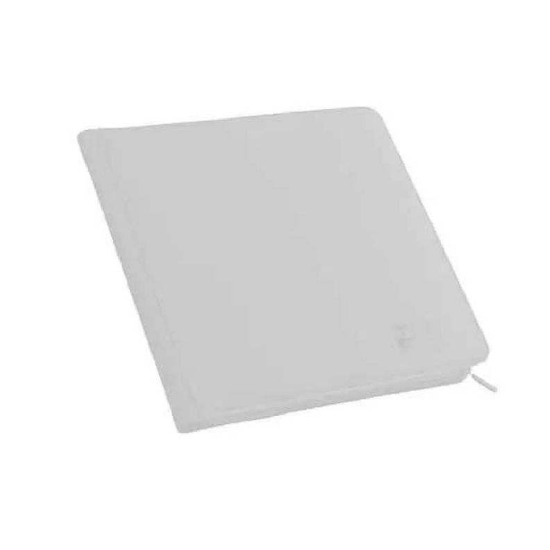 Carpeta Eco Cuero 4 Bolsillos 160 Cartas Blanca-0