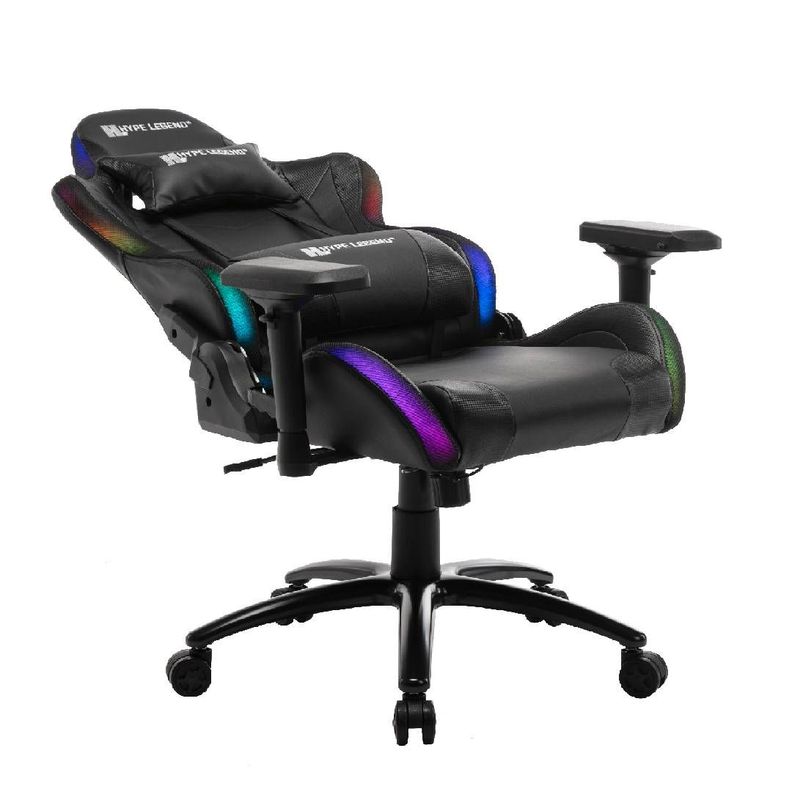 Silla Gamer Hype Legend Intense Evil Negra RGB-2
