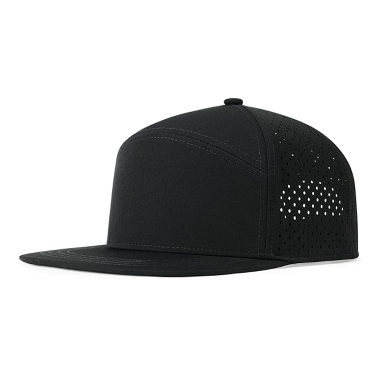 Gorro Jockey 5 paneles con Microperforado Unisex Variedad en colores-0