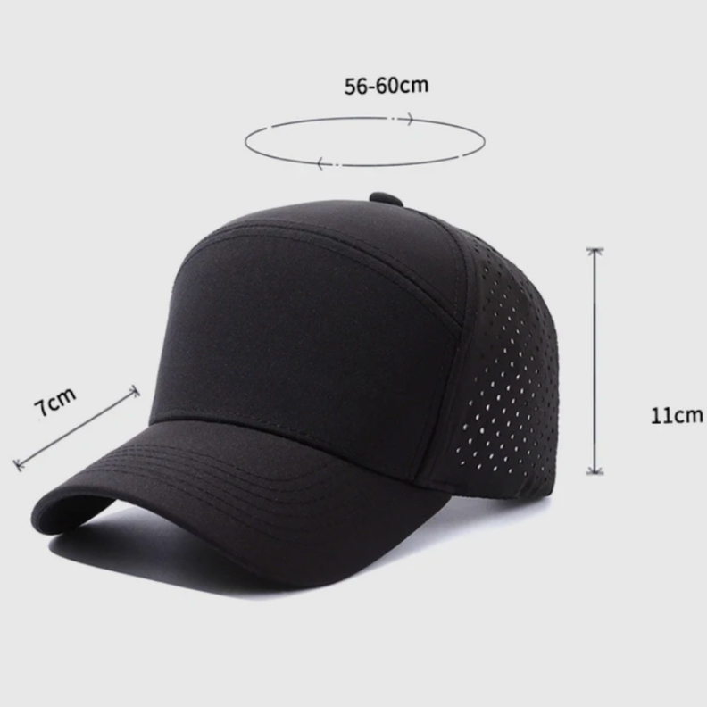 Gorro Jockey 5 paneles con Microperforado Unisex Variedad en colores-2