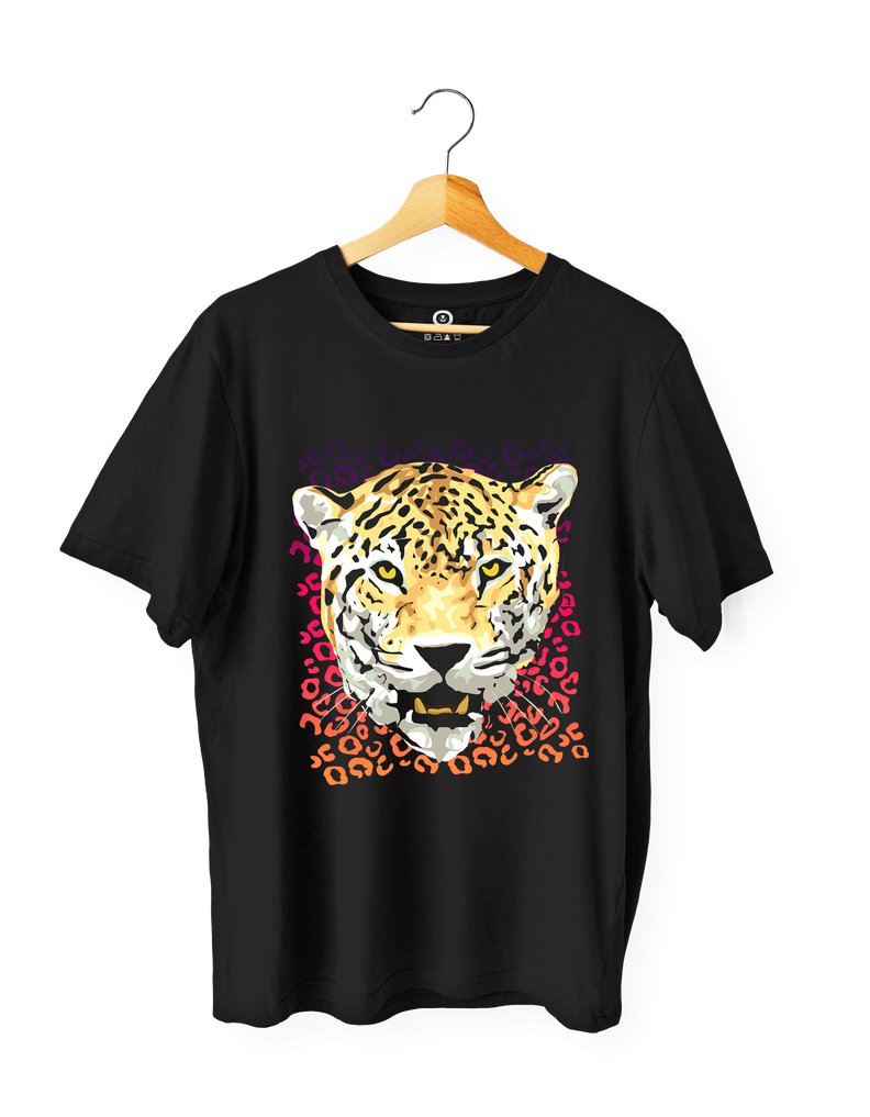 Polera Estampado de Leopardo Vintage Animal Print-1