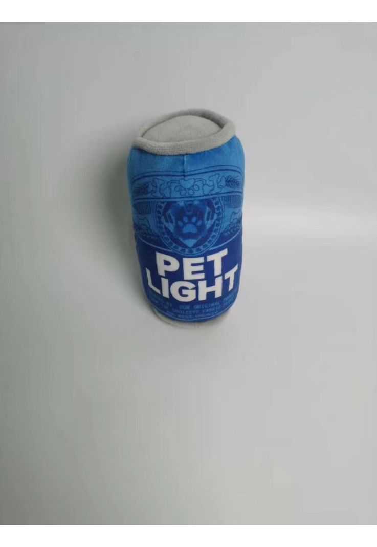 Peluche para perro con forma de lata de cerveza-4