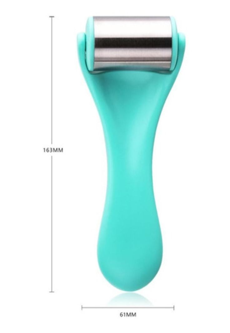 Rodillo turquesa masajeador facial frio para skin care-3
