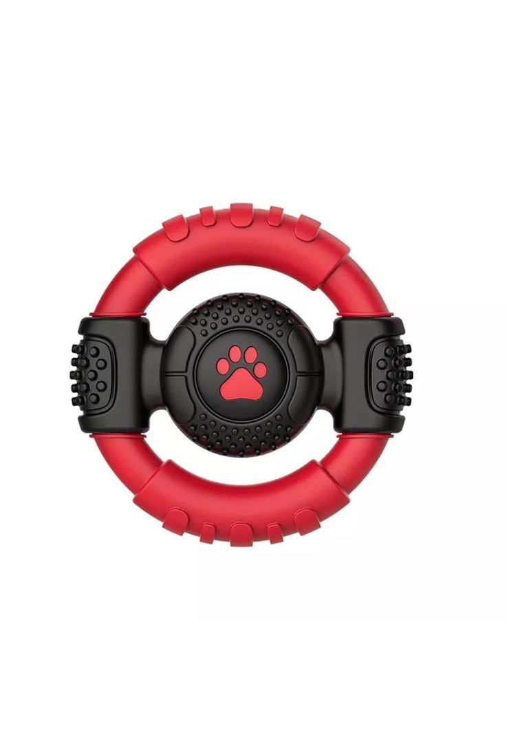 Volante juguete interactivo para perro con silbato-0