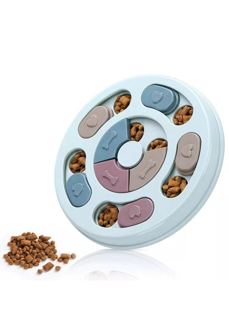 Plato de comida para perros rompecabezas-0