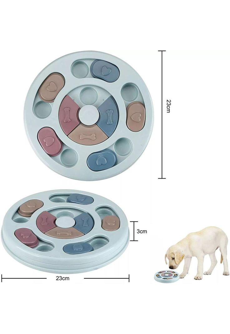 Plato de comida para perros rompecabezas-1