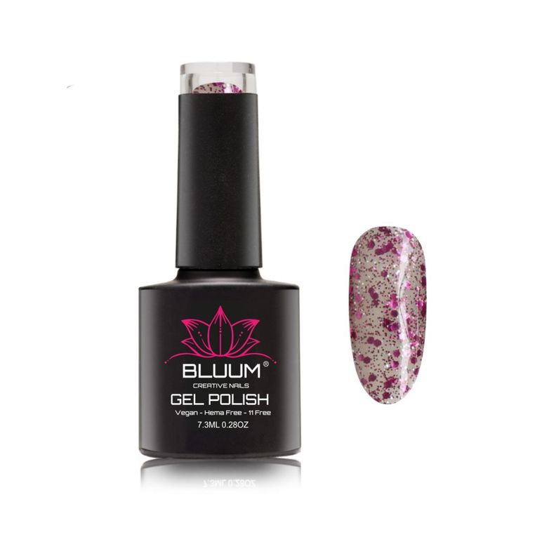 Esmalte Permanente Queen´s Glitter 21 Bluum 7.3 ml-0