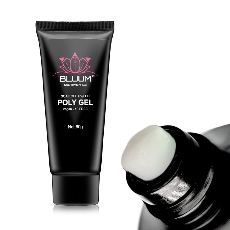 Polygel Blanco 02 60gr- Gel Para Uñas
