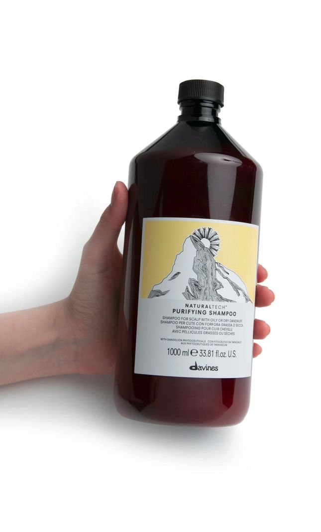 SHAMPOO ANTICASPA PURIFYING DAVINES 1000 ML-1