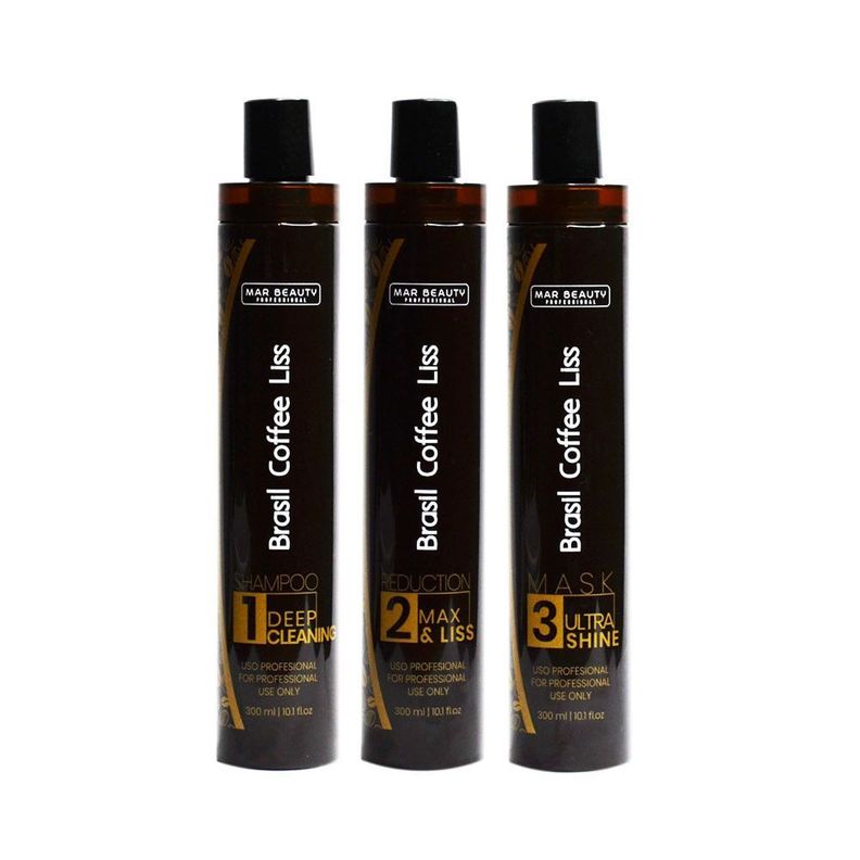 KIT ALISADO BRASIL COFFEE LISS MAR BEAUTY 300 ML-0