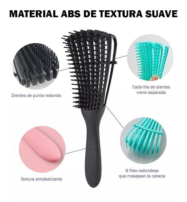 CEPILLO FLEXIBLE PARA CABELLOS RIZADOS  EASY CARE-2