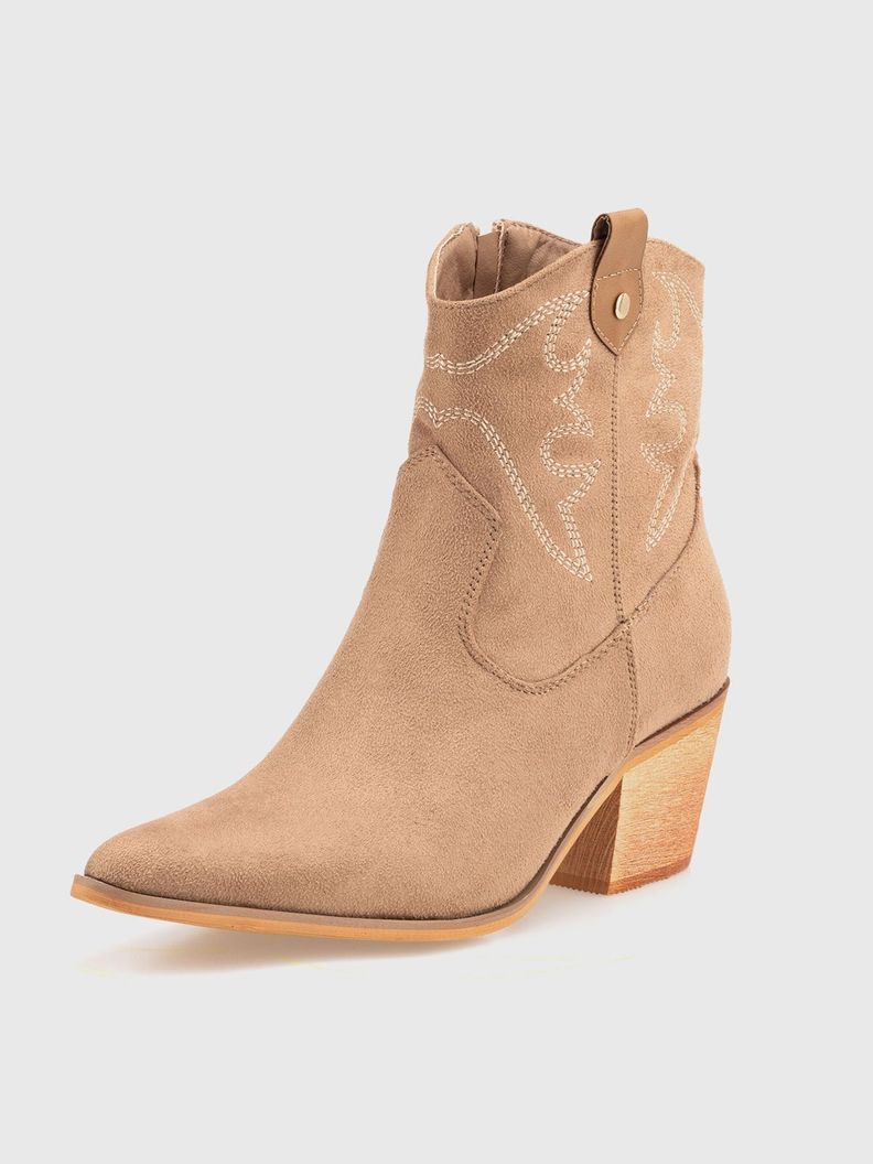 Botin Mujer Emma Caqui Weide