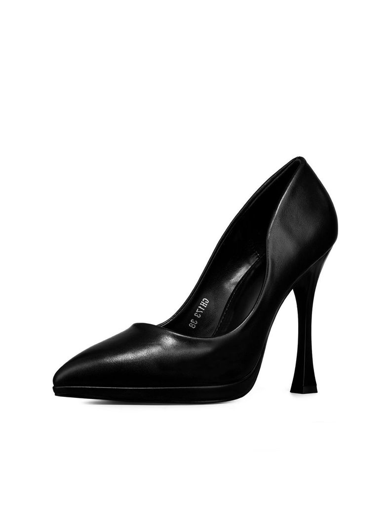 Zapato Taco Alto Elegante En Punta Mujer Weide GH173