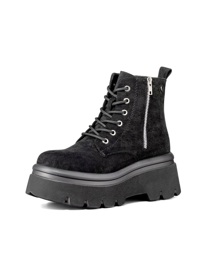 Botin Casual Mujer Eco Cuero Plataforma Weide DH87