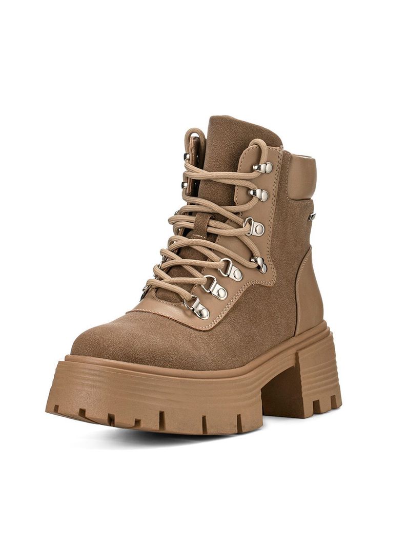 Botin Caqui Casual Mujer Weide DH73