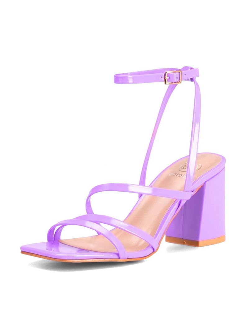Sandalia Taco Morado Fiesta QIU299 Weide