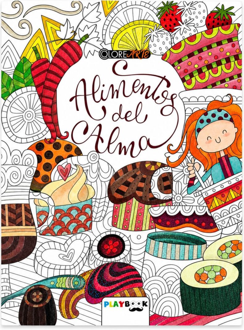 Alimentos del alma Libro para colorear