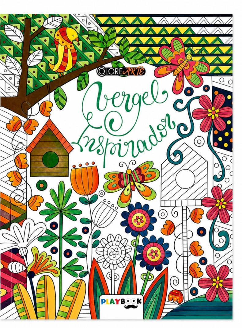 Vergel inspirador Libro para colorear
