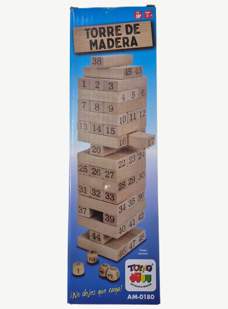 Torre de madera 48 piezas Toyng
