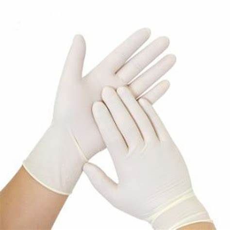 Guantes Desechables Caja De 100 Unidades Latex Talla L-1