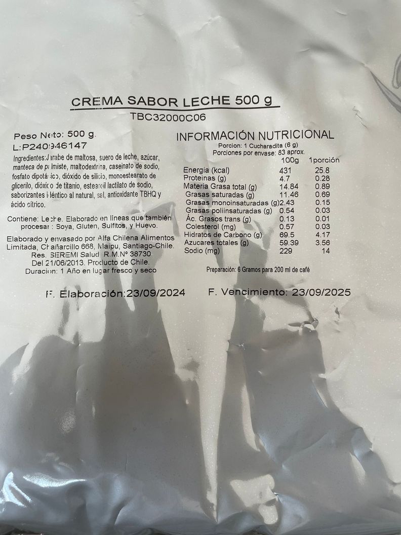 Pack 2 Leche Vending Nacional de 500 GRS-1