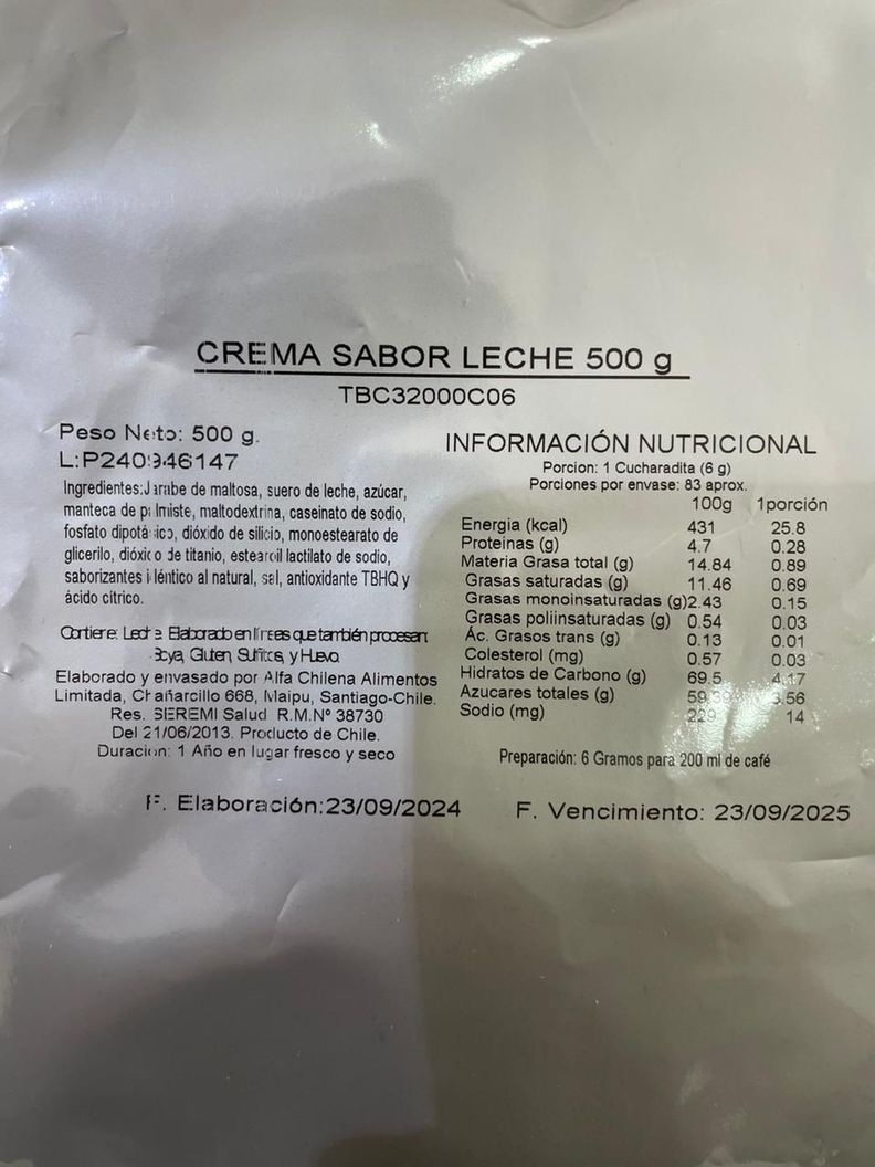 Leche Vending Nacional de 500 GRS-1