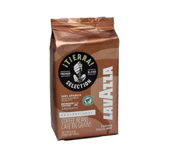 Café Tierra Selección en Grano de 1 KG Lavazza-0