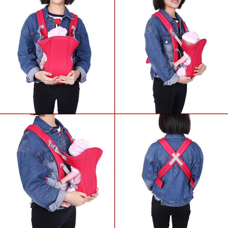 Mochila Portabebe Cangurera Canguro Arnes De Paseo Bebe-4