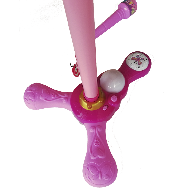 Microfono Pedestal Juguete Mp3 Luces Infantil Juguete Niños-1