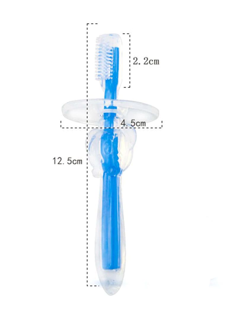 Cepillo De Dientes Silicona Entrenamiento Para Niños Bebes-1