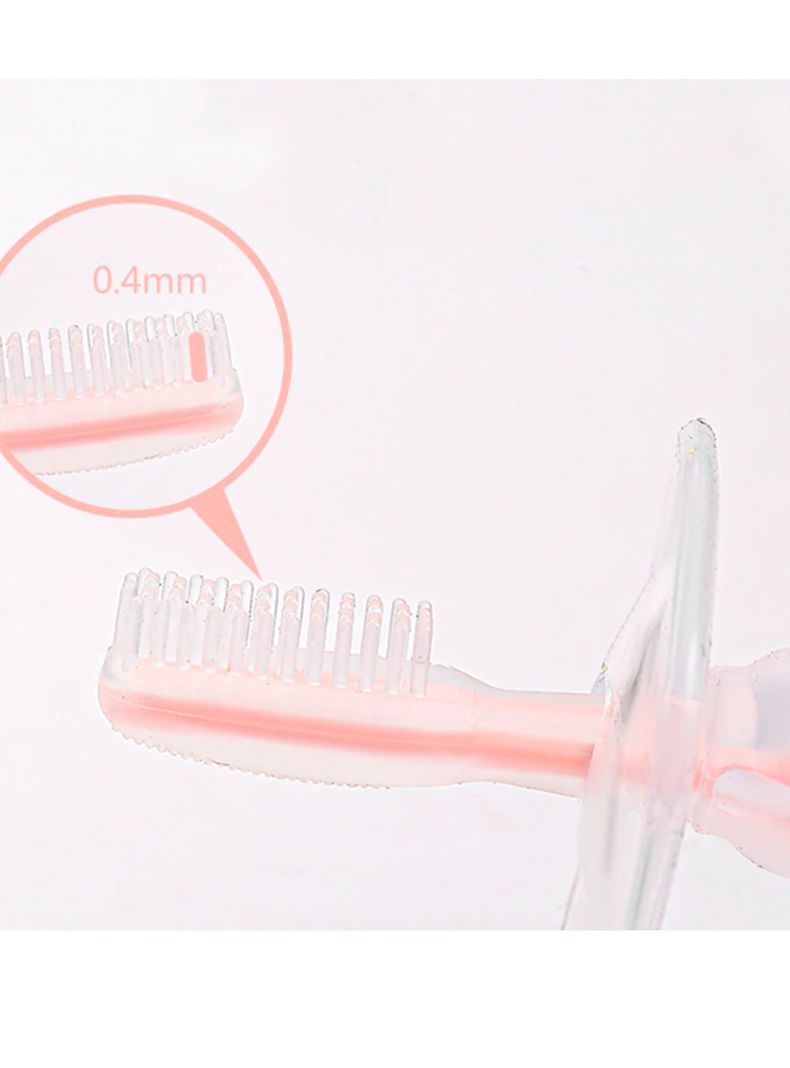 Cepillo De Dientes Silicona Entrenamiento Para Niños Bebes-2