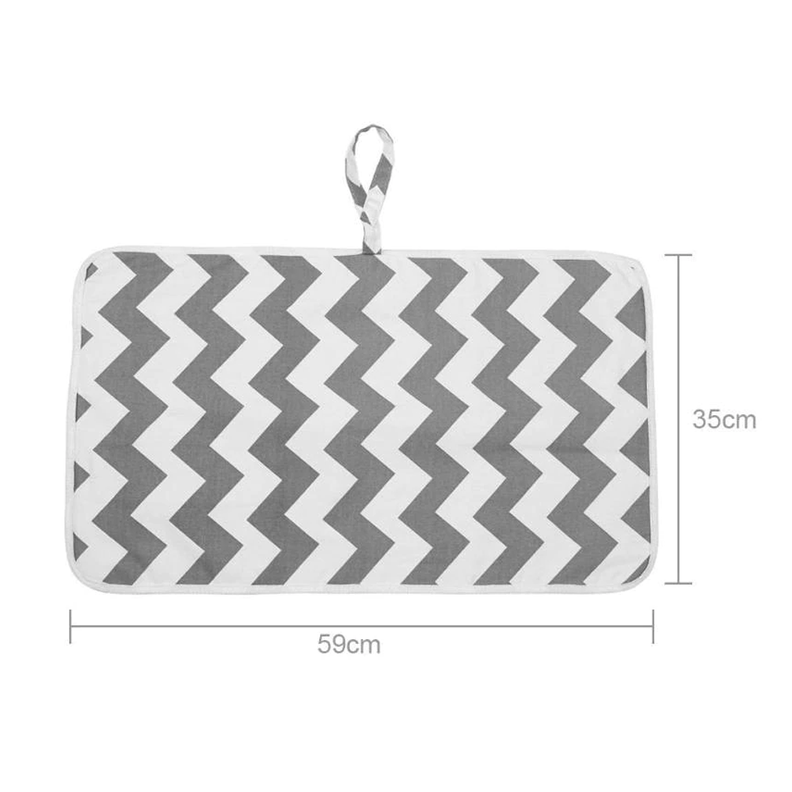 Mudador Portatil Algodon Impermeable Cambiador Bebe-2