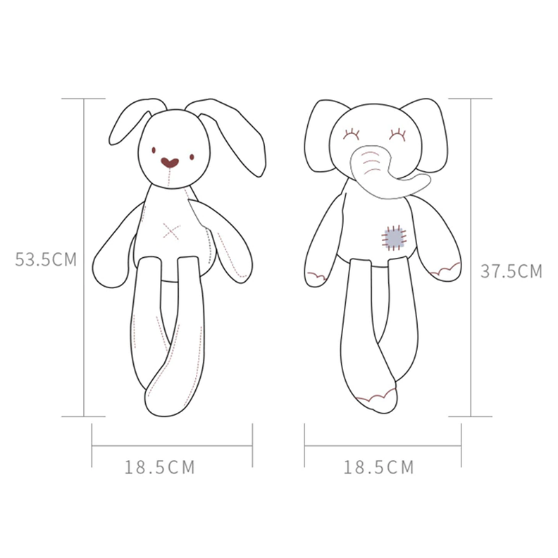 Peluche De Apego Juguete Tuto Amigo Para Bebe Guagua-2